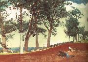 Winslow Homer Houses and trees Germany oil painting artist